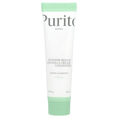 Puryto, Wonder Reafel Centella Cream, bezzapachowy, 1,69 fl oz (50 ml)