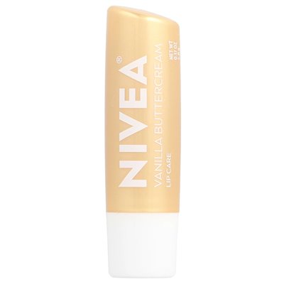 Nivea, całodniowa odżywcza wilgoć, pielęgnacja warg, waniliowy krem, 0,17 uncji (4,8 g)