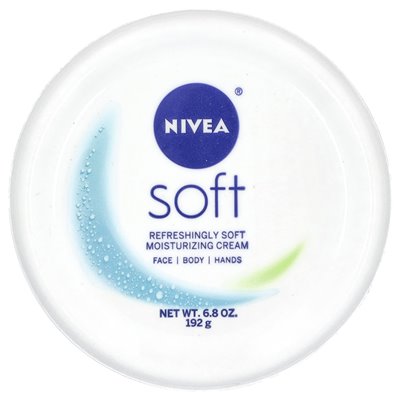 Nivea, miękki, krem ​​nawilżający z olejem jojoba i witaminą E, 6,8 uncji (192 g)