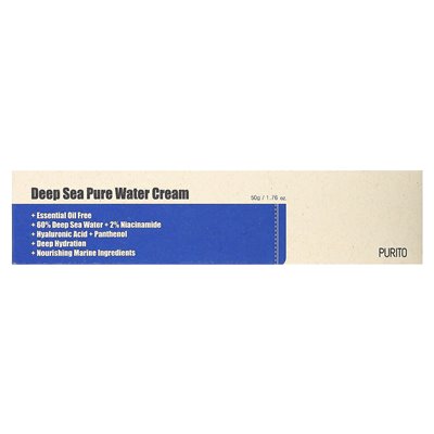 Puryto, głębokie morze czysty krem ​​wodny, 1,76 fl oz (50 g)