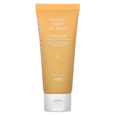 Puryto, hydrop słodka maska ​​żelowa, do suchej skóry, 3,52 uncji (100 g)