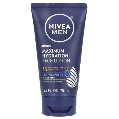 Nivea, Men, Maximum Hydration Gesichtslotion, LSF 15, 75 ml (2,5 fl. oz.)
