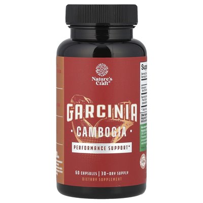 Nature's Craft, Garcinia Cambogia, 60 kapsułek