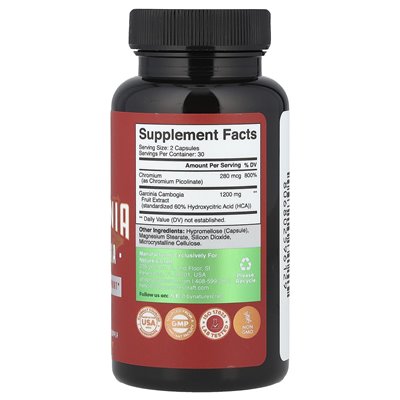 Nature's Craft, Garcinia Cambogia, 60 kapsułek