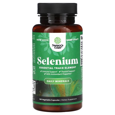 Nature's Craft, Selenium, 100 Vegetable Capsules Nature's Craft, Selenium, 100 Vegetable Capsules