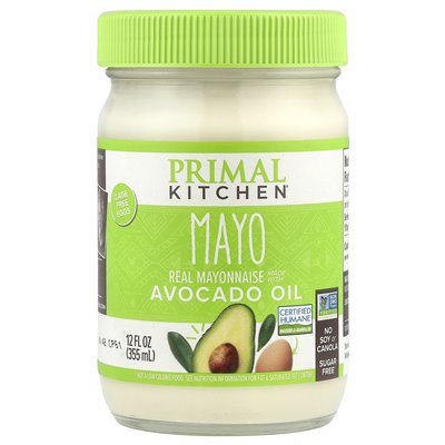 Primal Kitchen, Mayo z olejem z awokado, 12 fl oz (355 ml)