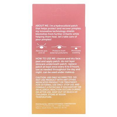 Nu-upe, pimples, 20 hydrocolloids