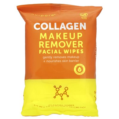 NU-upe, Collagen-Make-up-Gesichtstücher, 25 Tücher