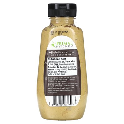 Primal Kitchen, Bio-Dijon-Senf, 12 oz (340 g)