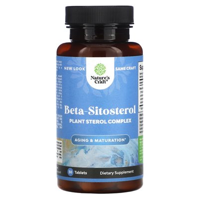 Nature's Craft, Beta-Sitosterol, 30 tabletek