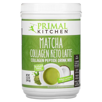 Primal Kitchen, Collagen Keto Latte, matcha, 9,33 uncji (264,6 g) Primal Kitchen, Collagen Keto Latte, matcha, 9,33 uncji (264,6 g)