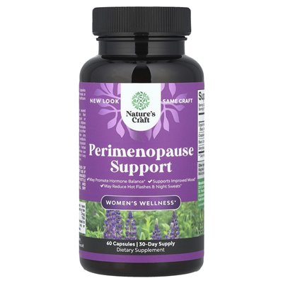 Nature's Craft, Wellness, Wsparcie w okołomenopauzie, 60 kapsułek
