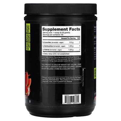 Nutrabio, BCAA 5000, Watermelon, 0,84 funtów (380 g)