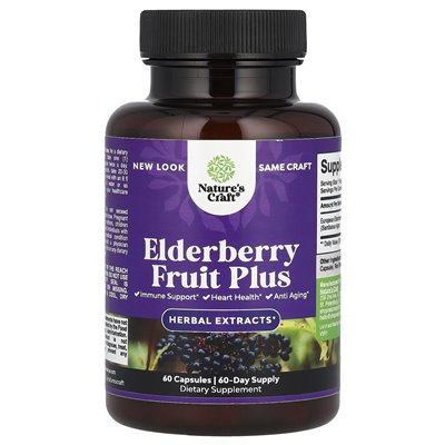 Nature's Craft, Erom Bronberry Fruit Plus, 60 kapsułek