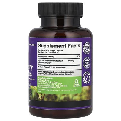 Nature's Craft, Erom Bronberry Fruit Plus, 60 kapsułek