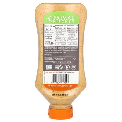 Primal Kitchen, Buffalo Mayo Made with Avocado Oil, 17 Fl Oz (503 ml)