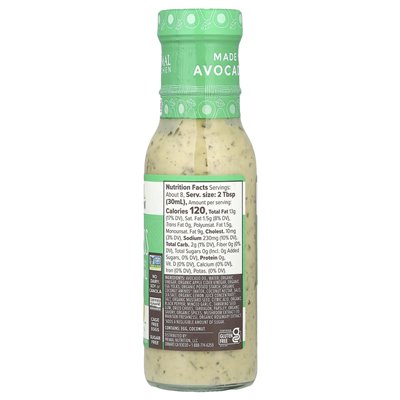 Primal Cuisine, Avocado-Öl-Sauce und Marinade, Grüne Göttin, 8 fl oz (236 ml)