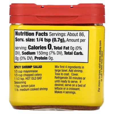Old Bay, Gewürz, scharf, 2,12 oz (60 g)
