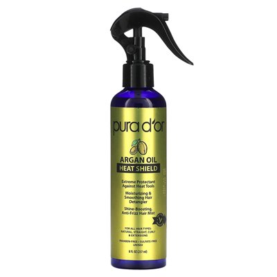 Pura d'Or, tarcza ciepła, olej arganowy, 8 fl oz (237 ml)
