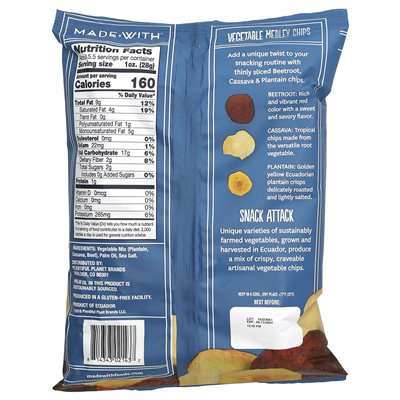 Made with, mixed vegetables, 5.5 oz (156 g)