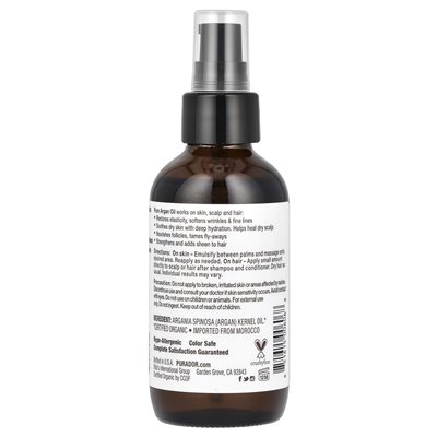 Pura d'Or, Bio-Arganöl, 4 fl oz (118 ml)