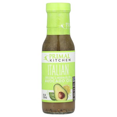 Pierwotna kuchnia, sos i marynata wykonana z oleju z awokado, włoski, 8 fl oz (236 ml) Pierwotna kuchnia, sos i marynata wykonana z oleju z awokado, włoski, 8 fl oz (236 ml)