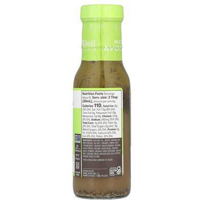 Pierwotna kuchnia, sos i marynata wykonana z oleju z awokado, włoski, 8 fl oz (236 ml) Pierwotna kuchnia, sos i marynata wykonana z oleju z awokado, włoski, 8 fl oz (236 ml)