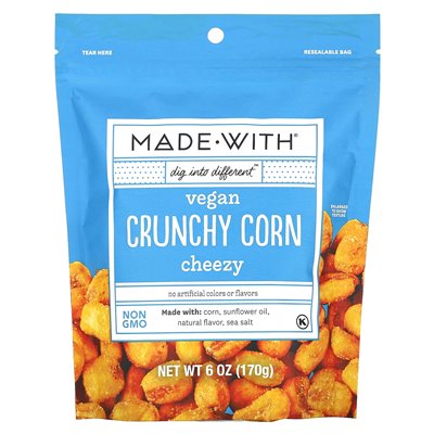 Hergestellt aus veganem Knuspermais, Cheezy, 6 oz (170 g)