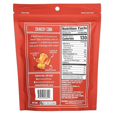 Hergestellt aus veganem Knuspermais, gegrillt, 6 oz (170 g)