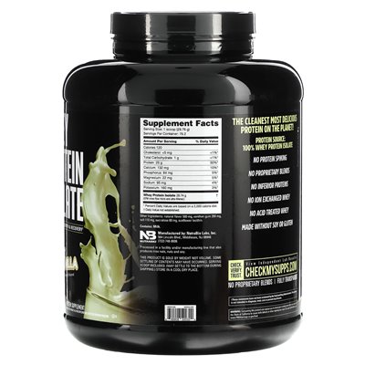 Nutrabio, izolat białka serwatki, alpejska wanilia, 5 funtów (2268 g) Nutrabio, izolat białka serwatki, alpejska wanilia, 5 funtów (2268 g)