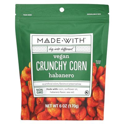 Hergestellt aus veganem Knuspermais, Habanero, 6 oz (170 g)
