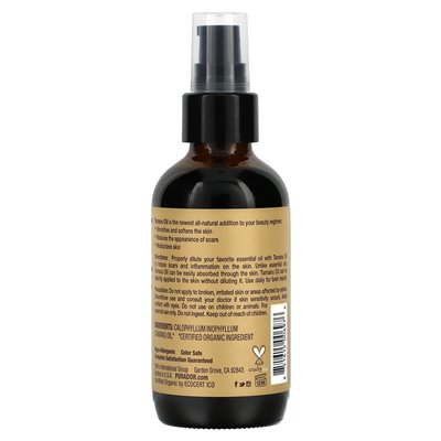 Pura d'Or, profesjonalny, ekologiczny olej tamanu, 4 fl oz (118 ml)