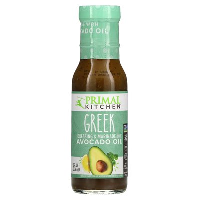 Pierwotna kuchnia, sos i marynata wykonana z oleju z awokado, grecka, 8 fl oz (236 ml) Pierwotna kuchnia, sos i marynata wykonana z oleju z awokado, grecka, 8 fl oz (236 ml)