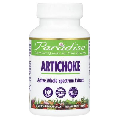 Herbs of Paradise, Artichoke, 60 Vegetarian Capsules