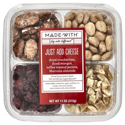 Wykonane z, wystarczy dodać ser, suszoną żurawinę, pokrojone w kostkę mangos, toaste tosty tofte, Marcona Almonds, 11 uncji (312