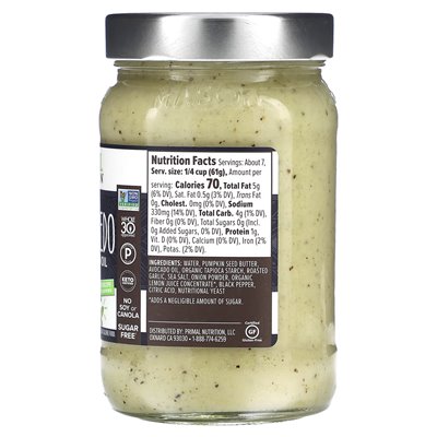 Primal Kitchen, Bez Gairy Garlic Alfredo Sos wykonany z oleju z awokado, 15,5 uncji (440 g) Primal Kitchen, Bez Gairy Garlic Alfredo Sos wykonany z oleju z awokado, 15,5 uncji (440 g)