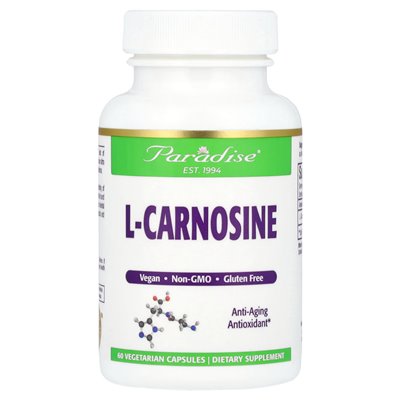 Paradise Herbs, L-Carnosin, 60 vegetarische Kapseln