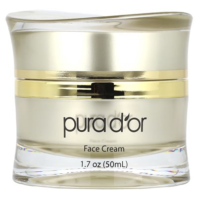 Pura d'Or, Golden Glow Face Cream PM, 1,7 uncji (50 ml)