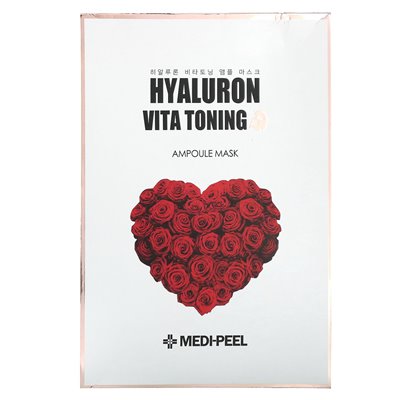 Medi-Peel, Hyaluron Vita Toning, Ampoule Beauty Mask, 10 masek, 1,01 fl oz (30 ml) Medi-Peel, Hyaluron Vita Toning, Ampoule Beauty Mask, 10 masek, 1,01 fl oz (30 ml)