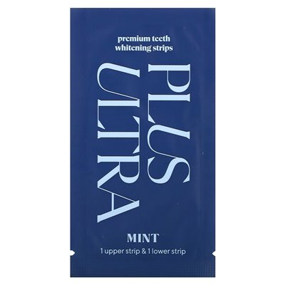 Plus ultra, paski wybielania zębów premium, mięta, 14 pasków Plus ultra, paski wybielania zębów premium, mięta, 14 pasków