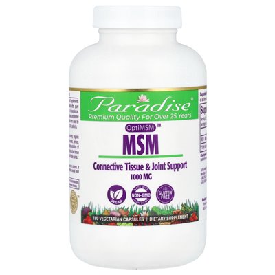 Heavenly Herbs, Optimsm ™, MSM, 1000 mg, 180 Vegetarian Capsules