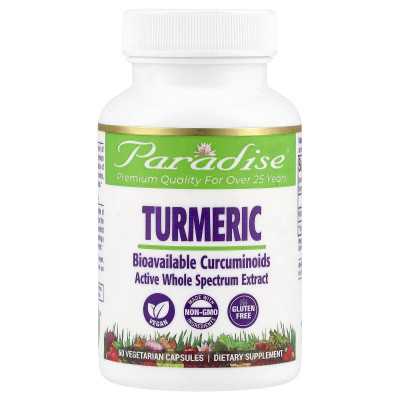 Herbs of Paradise, Turmeric, 60 Vegetarian Capsules
