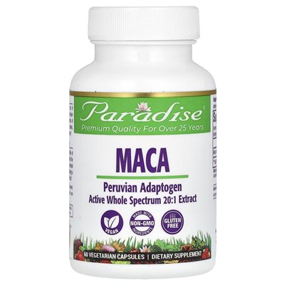 Zioła rajskie, Maca, 60 kapsułek wegetariańskich