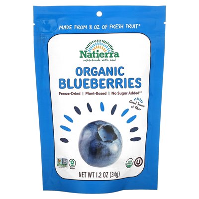 Natierra, gefriergetrocknete Bio-Beeren, 1,2 oz (34 g)