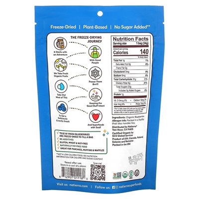 Natierra, gefriergetrocknete Bio-Beeren, 1,2 oz (34 g)