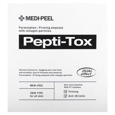 Medi-Peel, Pepti-Tox, collagen particle ampoule, 1.18 Fl Oz (35 ml) Medi-Peel, Pepti-Tox, collagen particle ampoule, 1.18 Fl Oz (35 ml)
