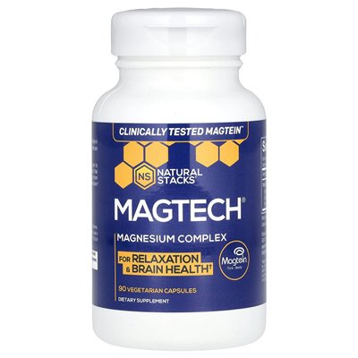 Natural Stacks, Magtech, Magnesiumkomplex, 90 vegetarische Kapseln