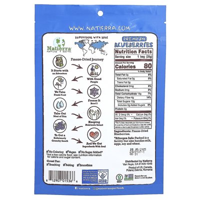 Natierra, writes about premium freeze, 0.7 oz (20 g)