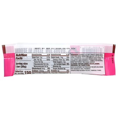 Munk Pack, Nut & Seed Bat, Sal Salt Dark Chocolate, 1.23 oz (35 g)