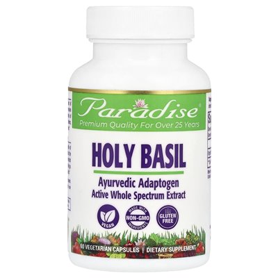 Heavenly Herbs, Holy Basil, 60 Vegetarian Capsules